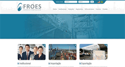 Desktop Screenshot of froes.com.br